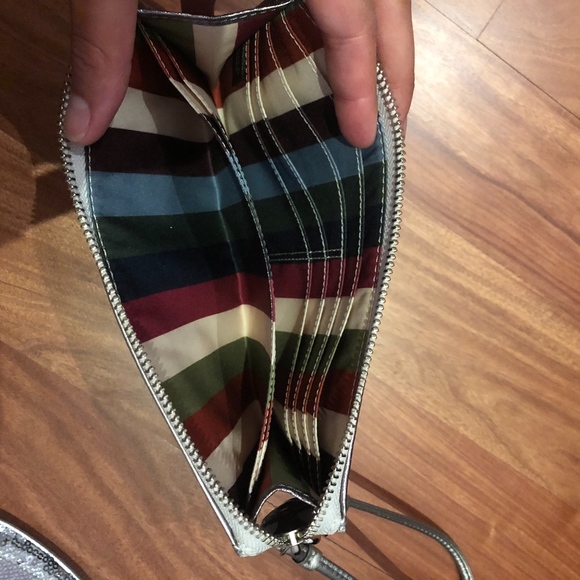 Silver Coach Wallet and Wristlet - Picture 2 of 2